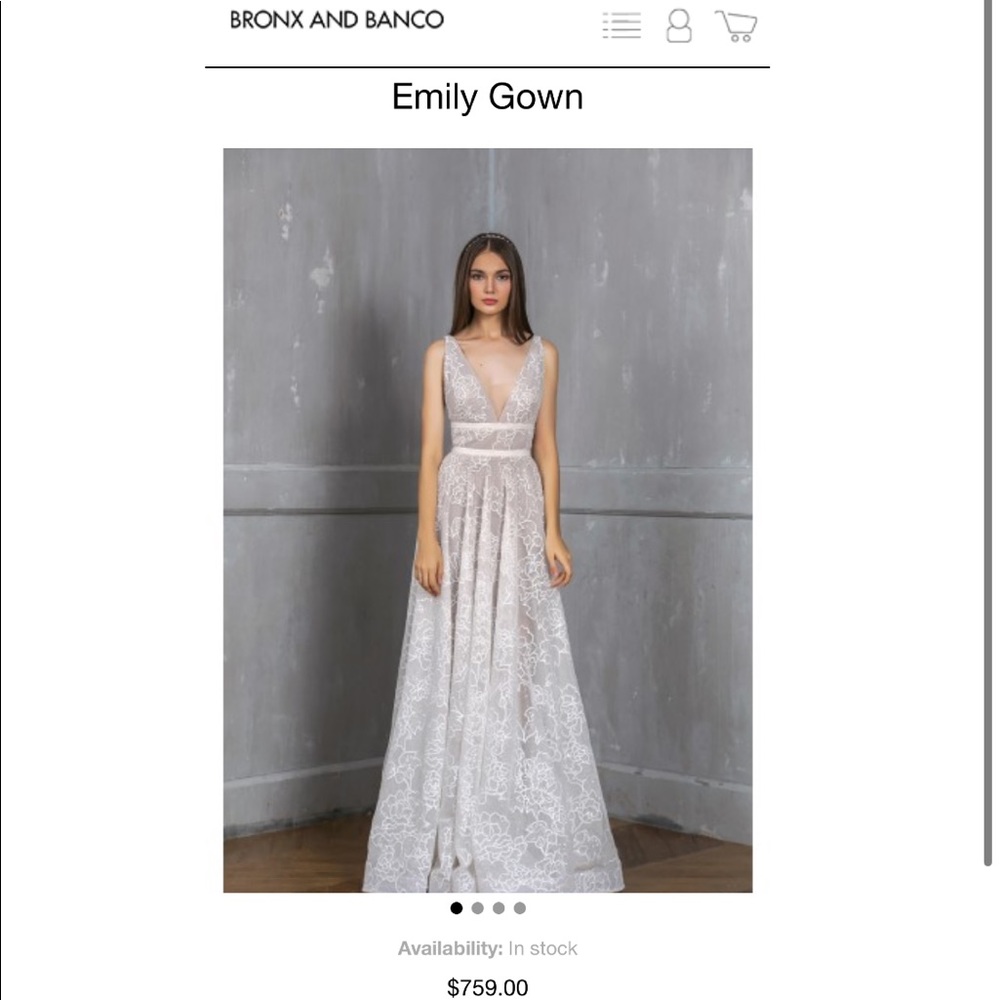 SALE!!!New! Bronx and Banco EMILY GOWN